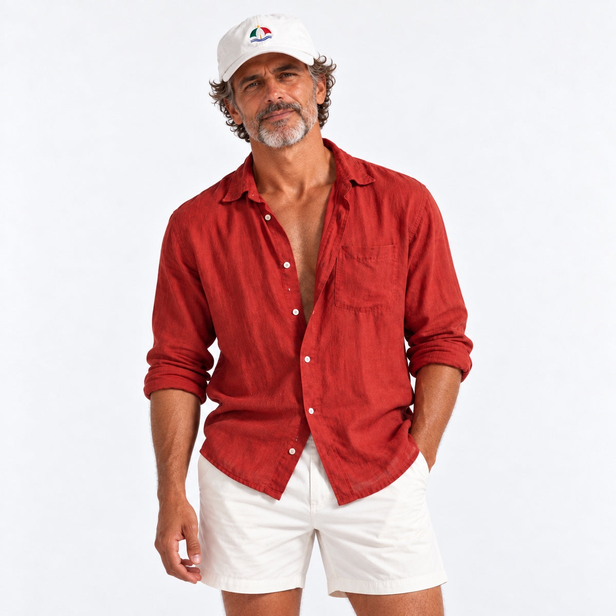 Ponza keps på manlig modell – halvbild